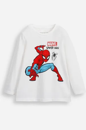 C&A Blusa de algodão infantil manga longa homem aranha