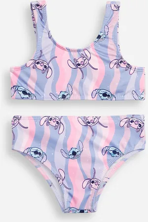 C&A Biquíni infantil stitch e angel colorido