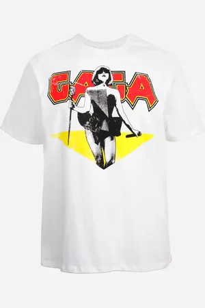 C&A Camiseta unissex de algodão lady gaga plus size