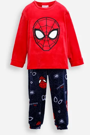 C&A Pijama infantil de plush homem aranha vermelho