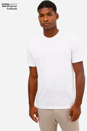 C&A Camiseta masculina manga curta coolmax branca