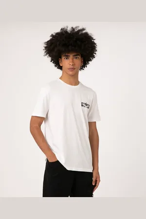 C&A Camiseta de algodão manga curta batman branca
