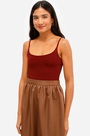 C&A Body feminino de poliamida alça fina