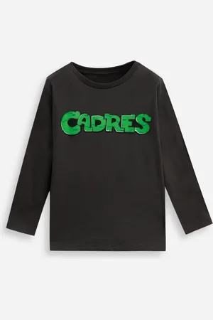 C&A Camiseta infantil de algodão cadres minecraft manga longa cinza