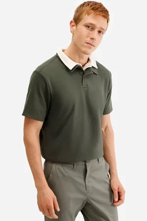 C&A Polo slim de algodão manga curta verde