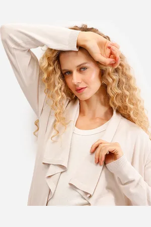 C&A Cardigan feminino de tricot manga longa