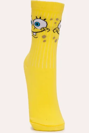 C&A Meia cano longo bob esponja
