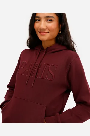 C&A Blusão feminino de moletom com capuz paris