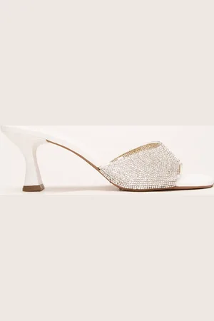 C&A Tamanco salto baixo strass