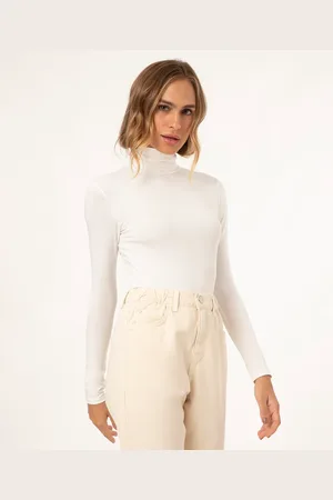 C&A Blusa básica manga longa gola alta