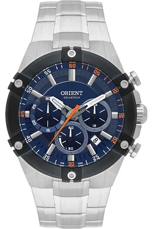 C&A Relógio masculino orient mbssc278d1sx cronógrafo prateado