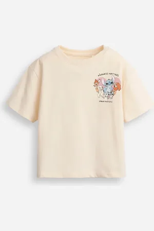 C&A Camiseta de algodão infantil manga curta amigos