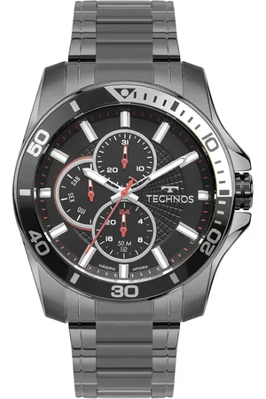 C&A Relógio masculino technos 6p27duw1p analógico-calendário