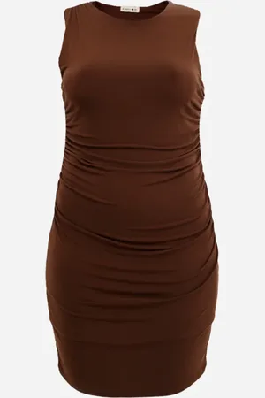 C&A Vestido curto feminino franzido mindset plus size