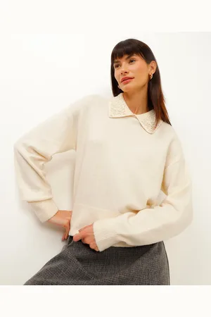 C&A Suéter de tricot com pérolas