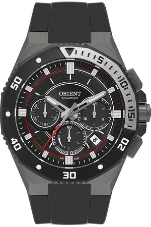 C&A Relógio masculino orient myspc007g1px cronógrafo cinza