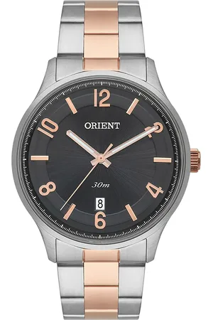 C&A Relógio masculino orient mtss1118g2sr analógico calendário prateado
