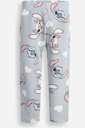 C&A Calça legging infantil stitch e angel azul