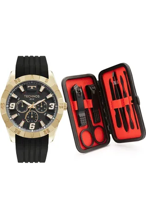 C&A Kit relógio masculino technos 6p29aluk2p multifunção