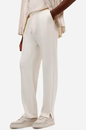 C&A Calça jogger masculina de moletom sem felpa