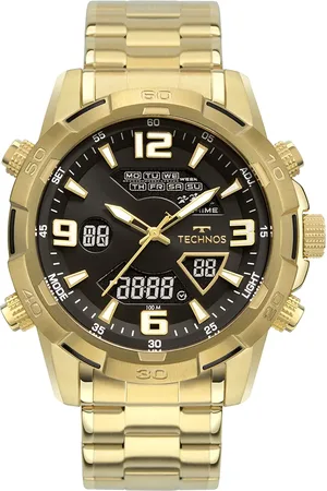 C&A Relógio masculino technos w23305ab1p multifunção