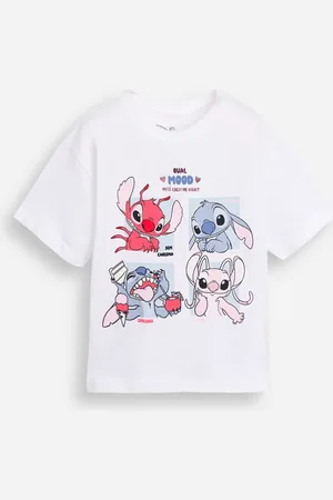 C&A Blusa infantil de algodão stitch