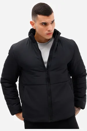 C&A Jaqueta masculina puffer esportiva ace preta