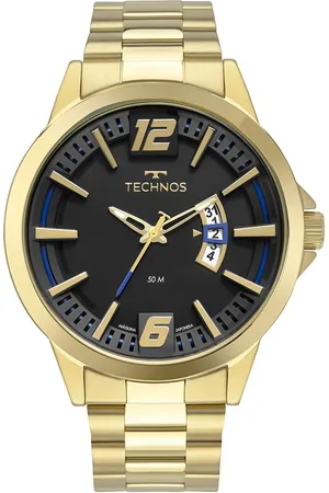 C&A Relógio masculino technos 2117lcss1p analógico-calendário