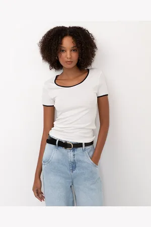 C&A Blusa de viscose manga curta