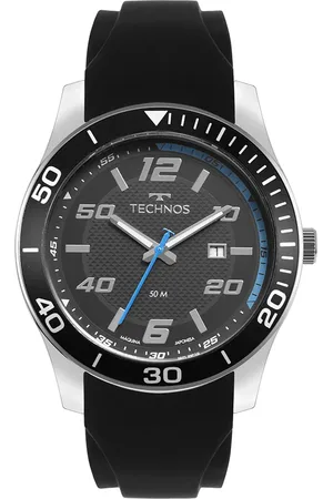 C&A Relógio masculino technos 2115twd2p analógico-calendário prateado