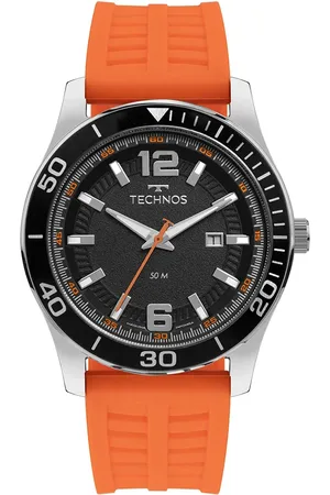 C&A Relógio masculino technos 2117lfi2l analógico-calendário prateado