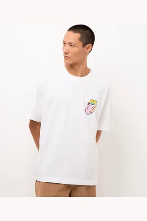 C&A Camiseta de algodão manga curta rolling stones