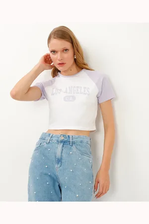 C&A Cropped de algodão peruano los angeles