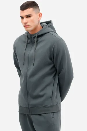 C&A Jaqueta masculina de moletom esportiva ace com capuz e bolso