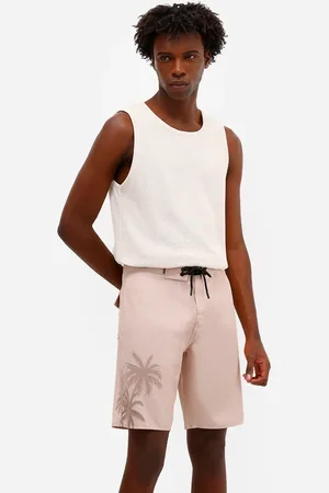 C&A Short boardshort masculino folhagem