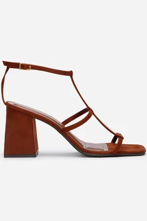 C&A Sandália gladiadora salto médio oneself