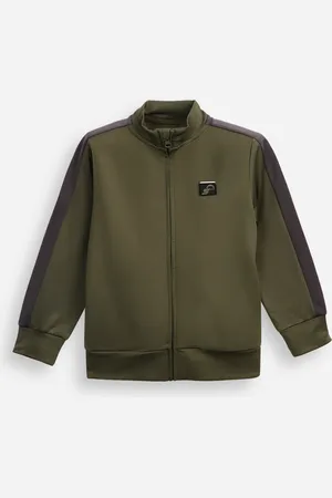 C&A Jaqueta infantil com listra verde