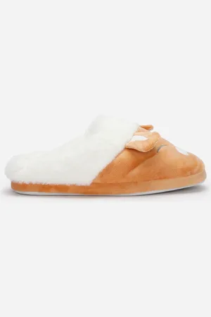 C&A Pantufa de pelúcia urso bege