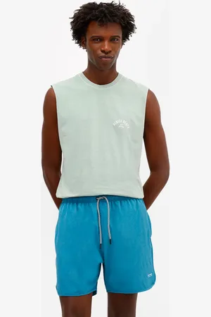 C&A Short masculino cós elástico azul