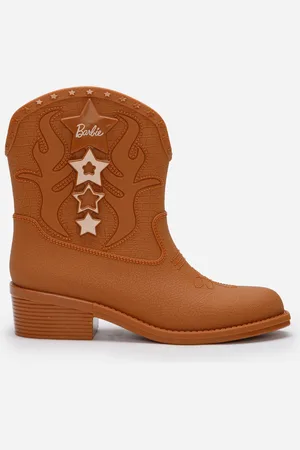 C&A Bota western infantil barbie bege