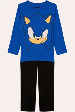 C&A Pijama de algodão infantil sonic