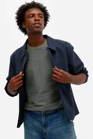 C&A Camiseta masculina de algodão texturizada verde