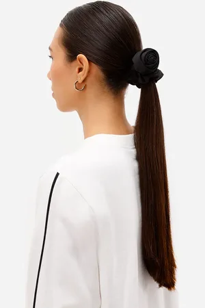 C&A Elástico de cabelo feminino scrunchie floral