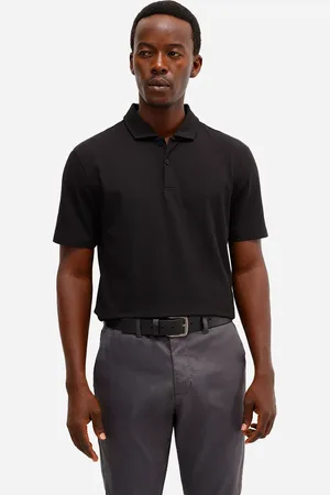 C&A Polo slim masculina manga curta preta