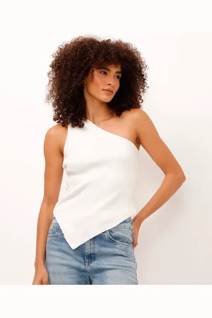 C&A Blusa de tricot ombro único assimétrica