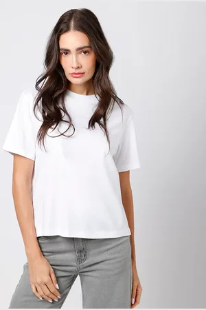 C&A Camiseta feminina de algodão pima mindset branca