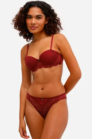 C&A Calcinha biquíni de renda floral