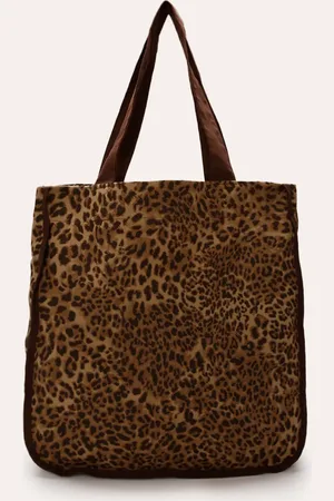 C&A Bolsa shopper animal print marrom
