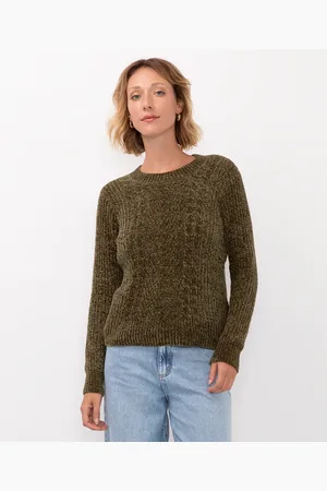 C&A Suéter de tricot chenille texturizado