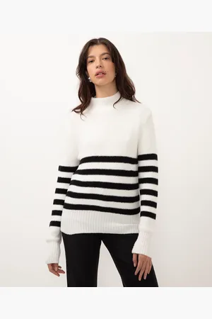 C&A Suéter de tricot com pelinhos listrado